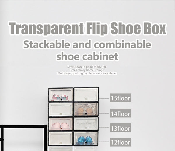 Transparente Schuhboxen