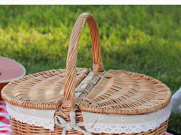 Wicker Picknickkorb